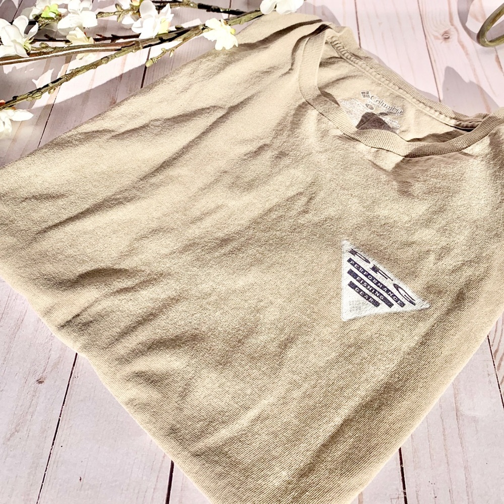 Columbia PFG Teeshirt Light Brown XL